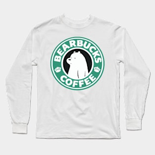 giant panda polar bear ice coffe Long Sleeve T-Shirt